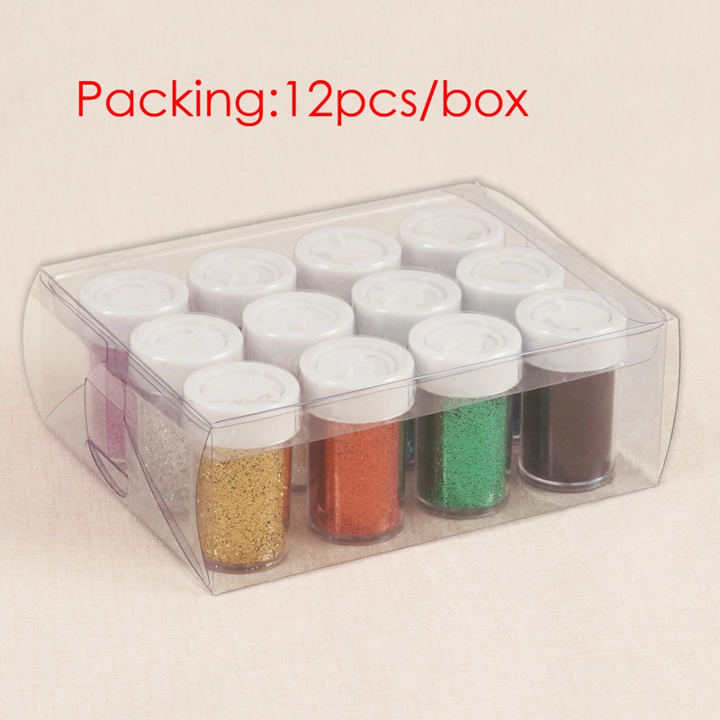 Foska Bottle Packing Bulk Colorful Cosmetic Glitter Powder