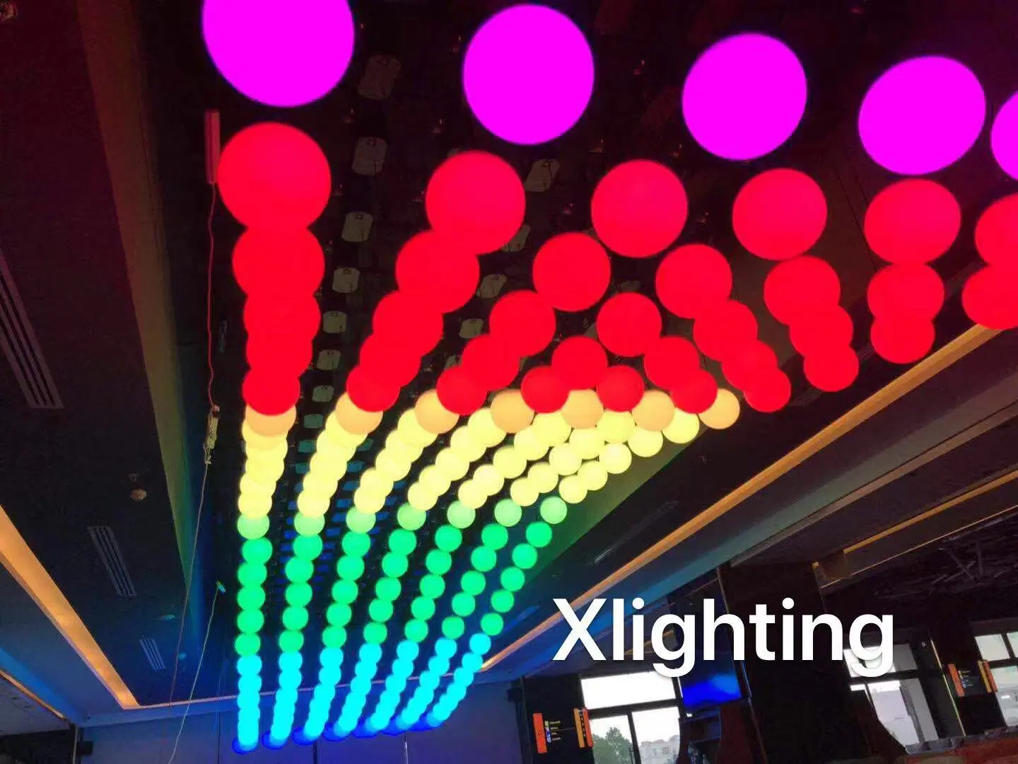 Colorido LED de iluminação de palco para Night Club Kinetic Luz de Esferas