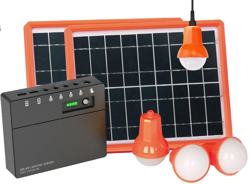 نظام إضاءة منزلية محمولة بالطاقة الشمسية من Qingdao Sunflare Portable LED Energy مع شواحن الهواتف المحمولة (5 واط / 10 واط SF-904)