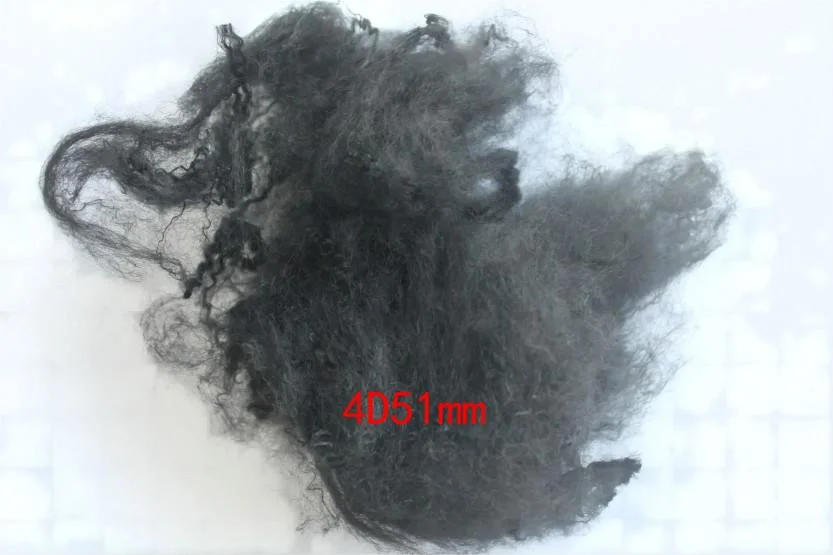 Cotton Textile PSF Black Polyester Staple Fiber