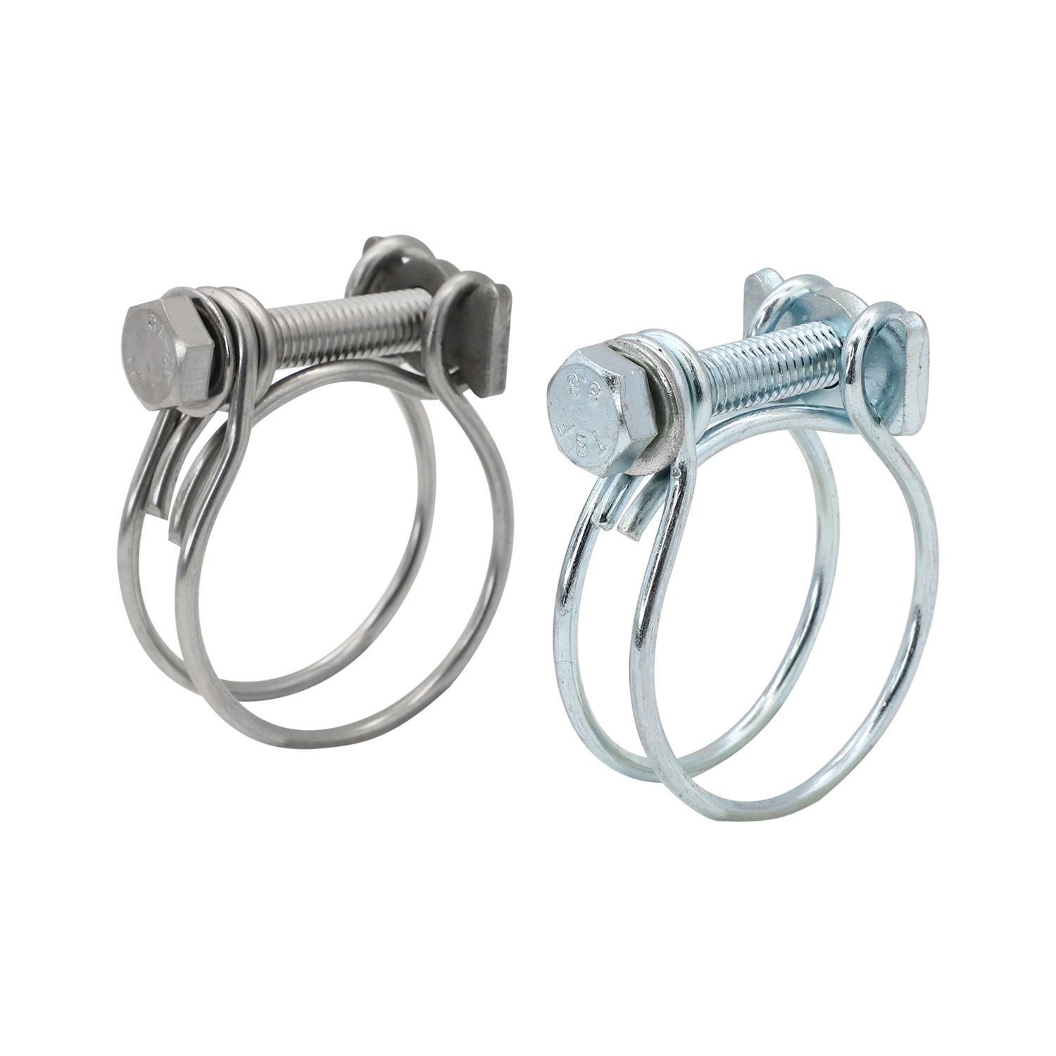 Iron Galvanized Double Wire Heavy Duty Hose Clips