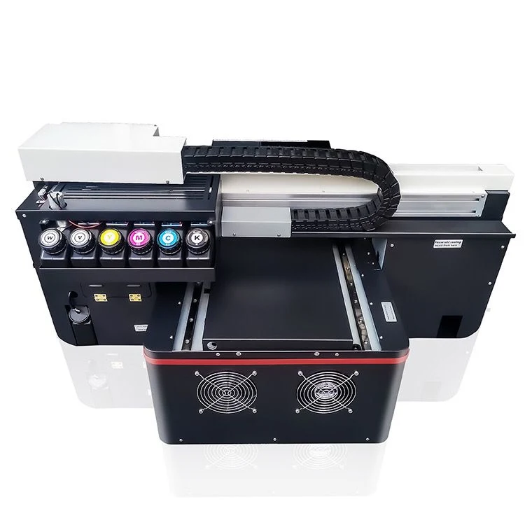 A2 Varnish UV Curing tinta impresión Caja móvil UV Flatbed Impresora con precio EXW