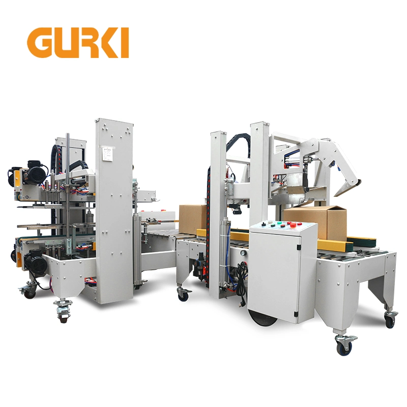 Automatic Carton Box Folding Corner Case Sealer Machine