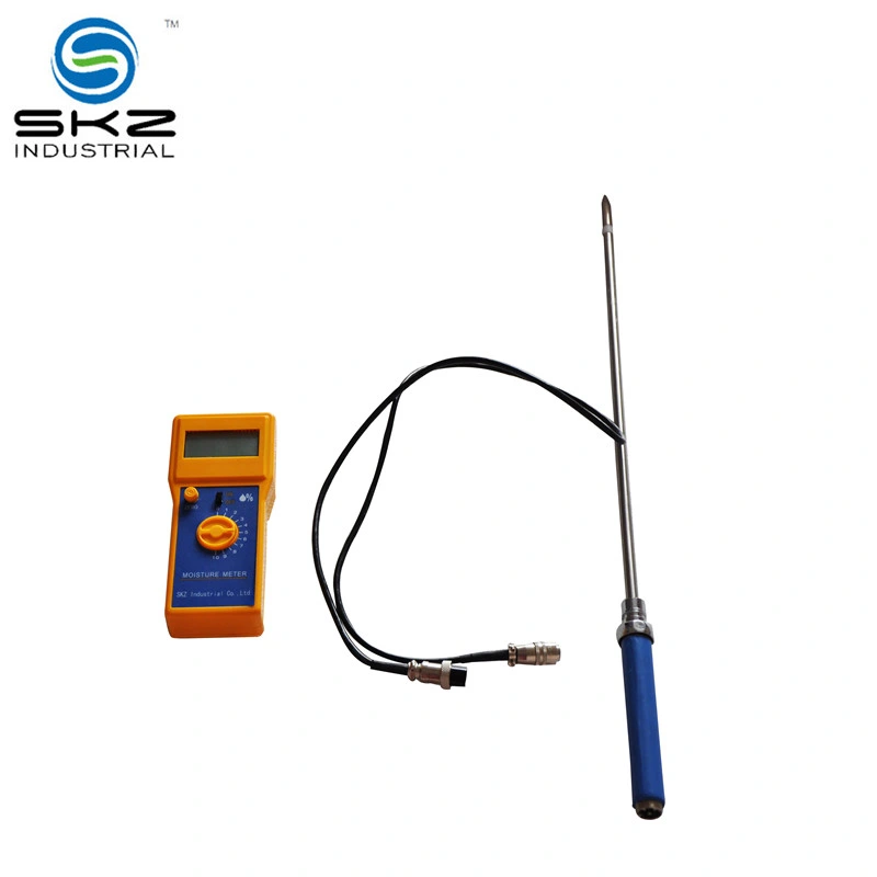 Skz111d Probe Length 600mm 0-80% Straw Moisture Meter Hay Moistrue Meter Humidity Tester Water Content Tester