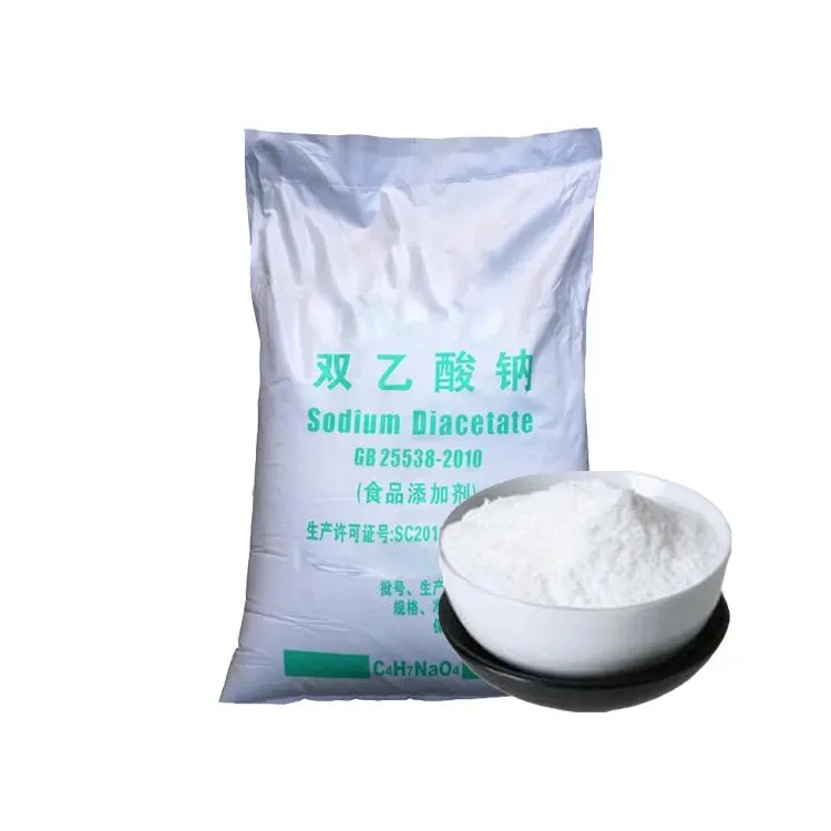 المواد الحافظة الطعام Sodium Diacetate Powder Crystal CAS126-96-5 أكيتات الصوديوم