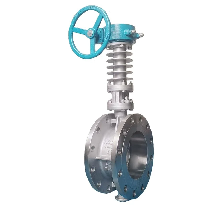 D373W-16p DN150 SS304 High Performance Butterfly Valve Extended Stem