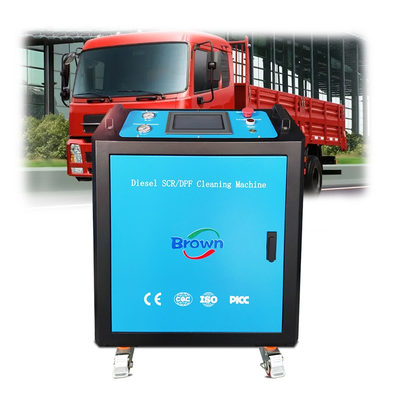 Machine de nettoyage automatique de filtre à particules diesel pour lave-auto, machine de nettoyage de convertisseur catalytique, machine de nettoyage de catalyseur, machine de nettoyage de système catalytique SCR.