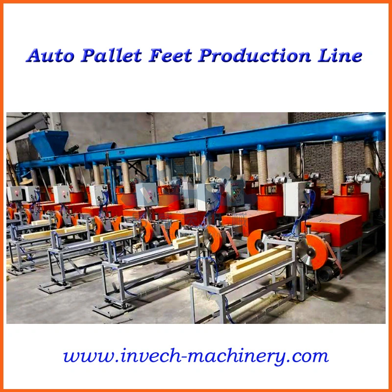 Fully Auto Wood Pallet Block Production Equipment/Complete Line