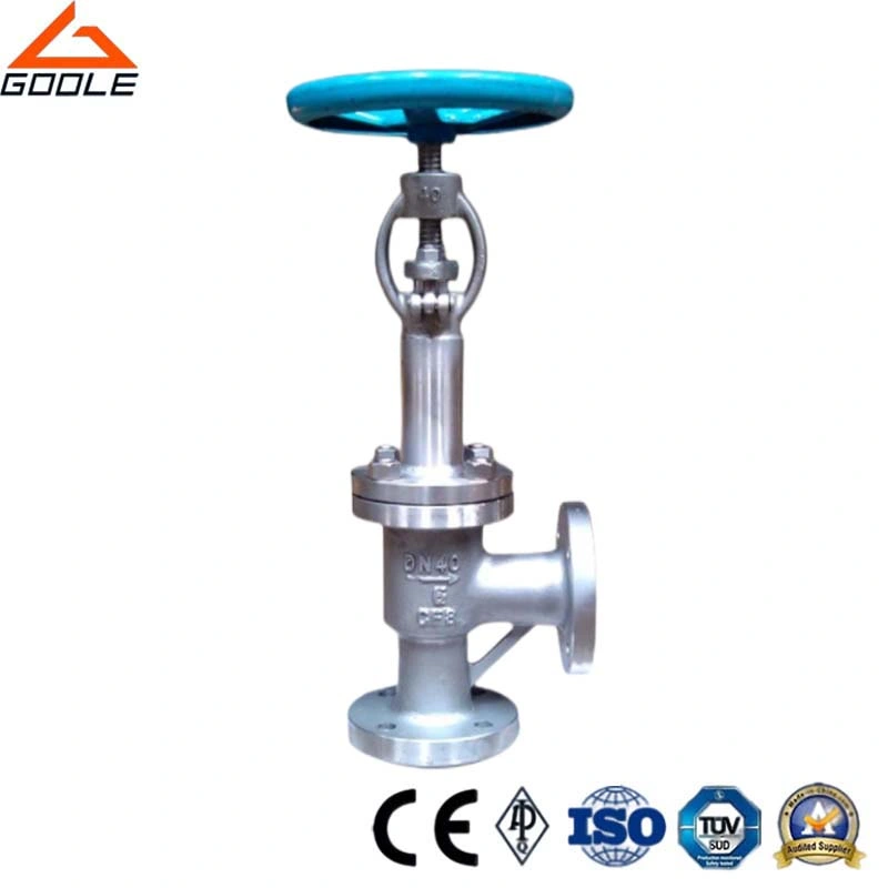 Cryogenic Angle Type Forged Globe Valve (GADJ44H)