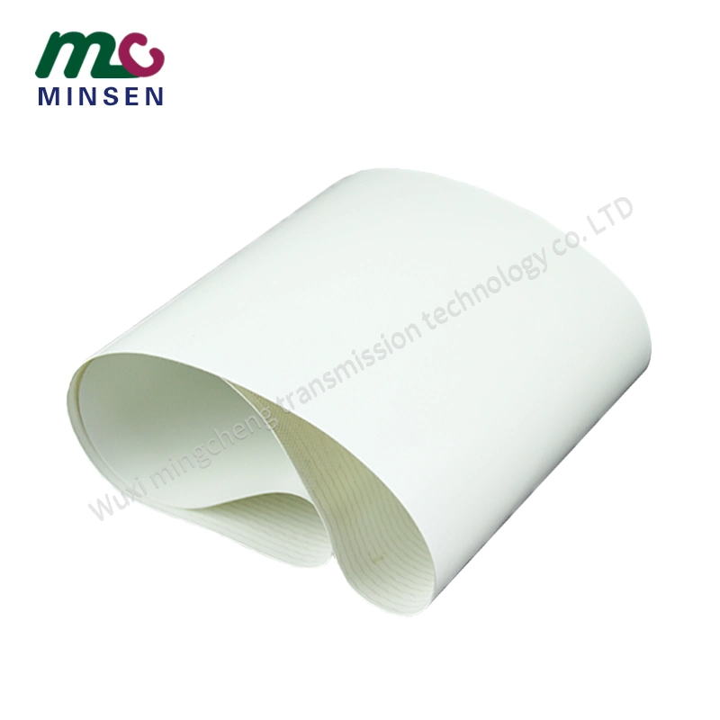 FDA Food Grade PVC/ PU White Conveyor Belt for Light Industry with Different Colors