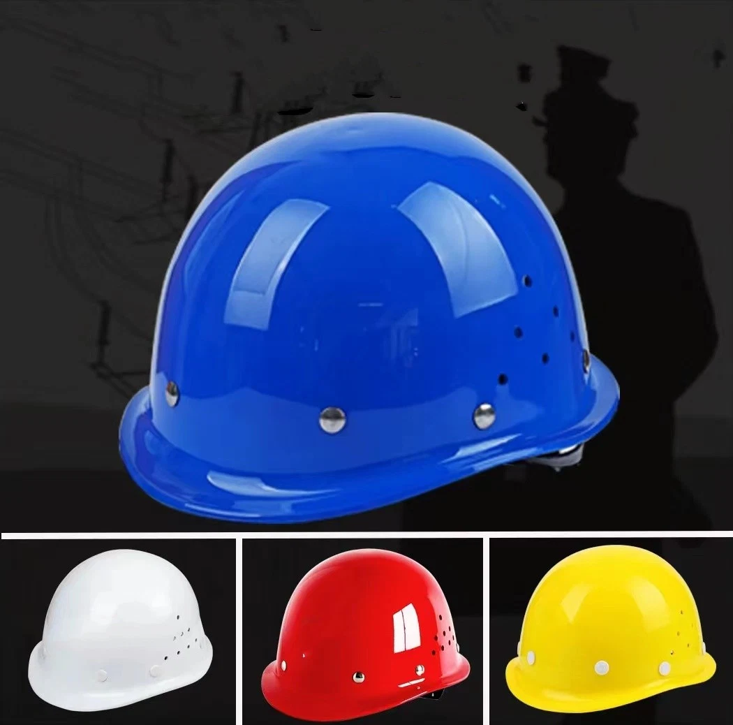 Thickened Breathable Safety Helmet, Circular Steel Nail, Construction Site Safety Helmet