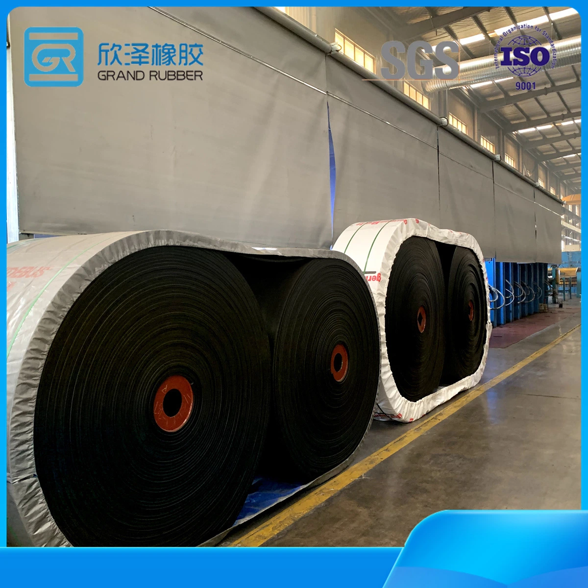 Professional Steel Cord Rubber Conveyor Belt with Oil Resistant for Transportation of Machine Oil-Coated Components&Parts and Electric Energy Generation Station