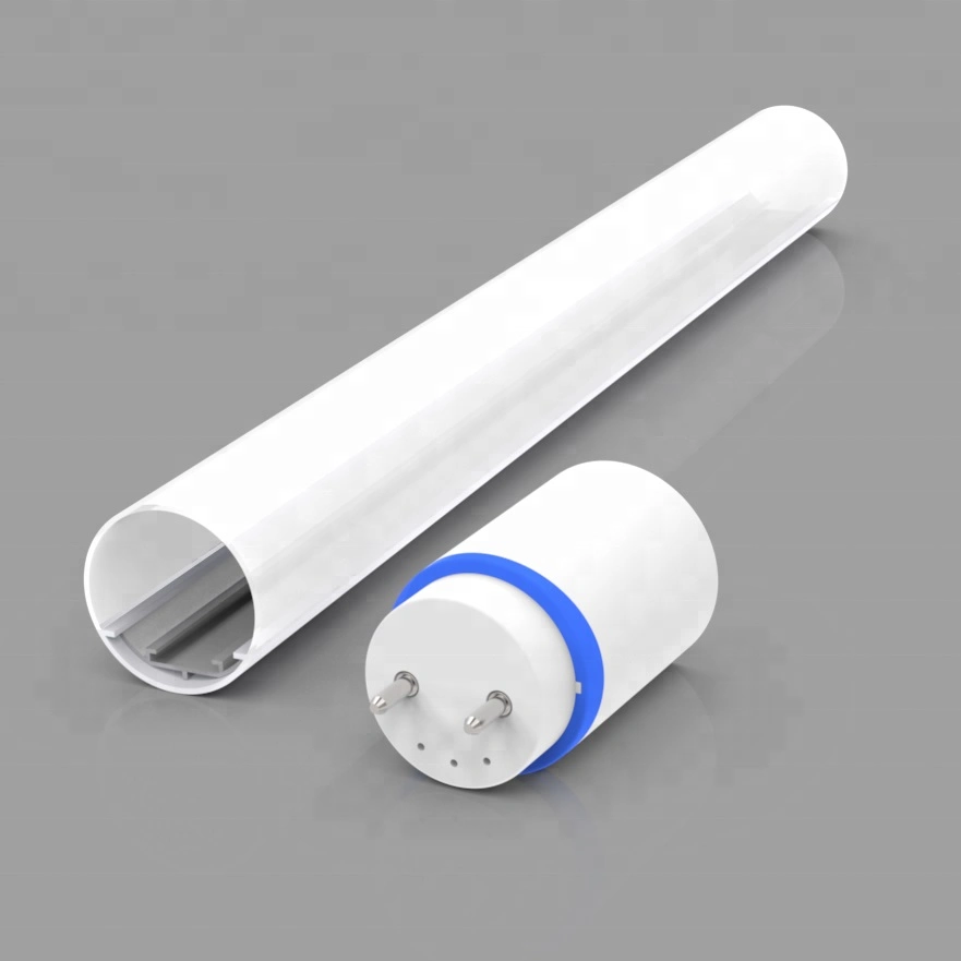 Tw2825 T8 Plastic Tube Round Cover with Aluminum Extrusion Craft LED Profile for Hanging LED Strip Lighting