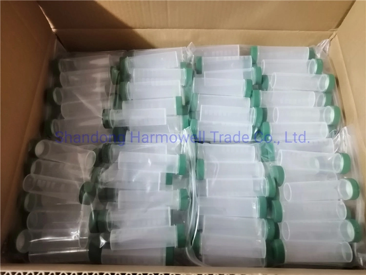 Medical Flat Bottom or Round Bottom PP Test Tube with Cork for Packaging