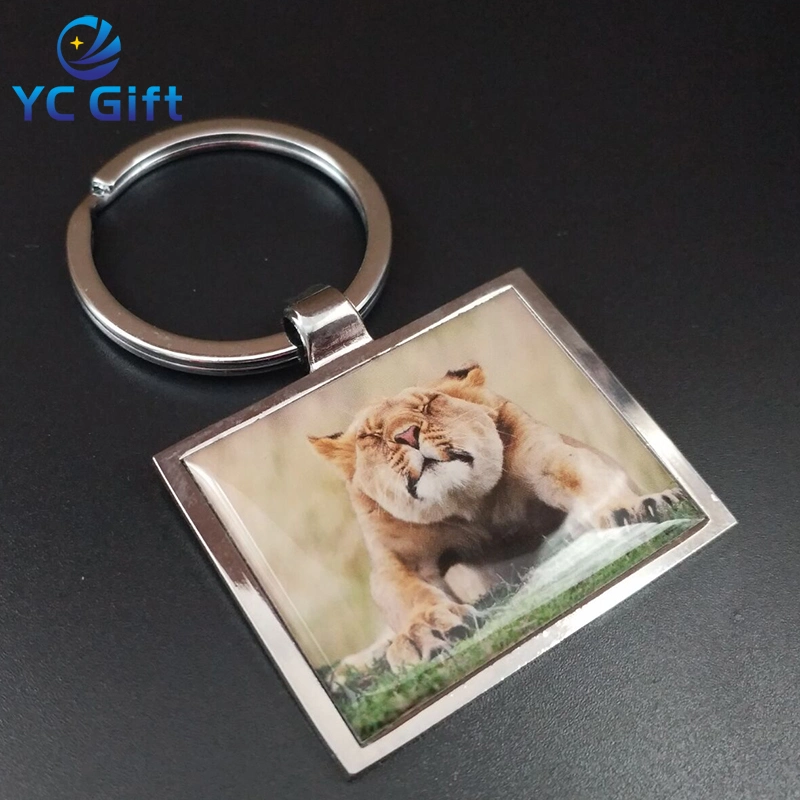 Factory Price Custom Metal Art Crafts Epoxy Cartoon Lion Kid Decoration Keyfob Wholesale/Supplier Laser Engraving Fashion Plastic Heart Keychain for Promotional Gift