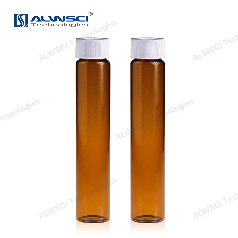 Alwsci 40ml EPA VOA Phiole-und Schutzkappen-Installationssatz