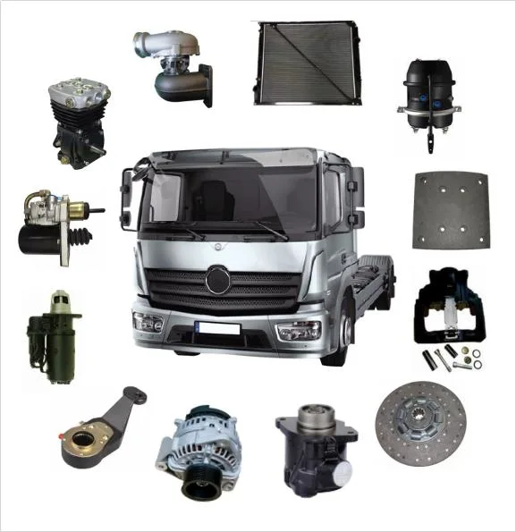 Truck Parts for Mercedes Benz Actros / Atego / Axor / Ng / Sk/ Econic / Lk / Ln Truck Spare Parts Over 2000 Items with High Quality