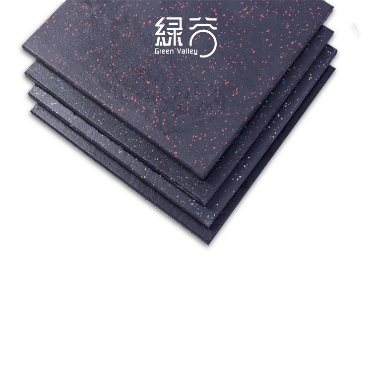 Indoor Gym Use Rubber Flooring 20mm 30mm Thickness Rubber Mat