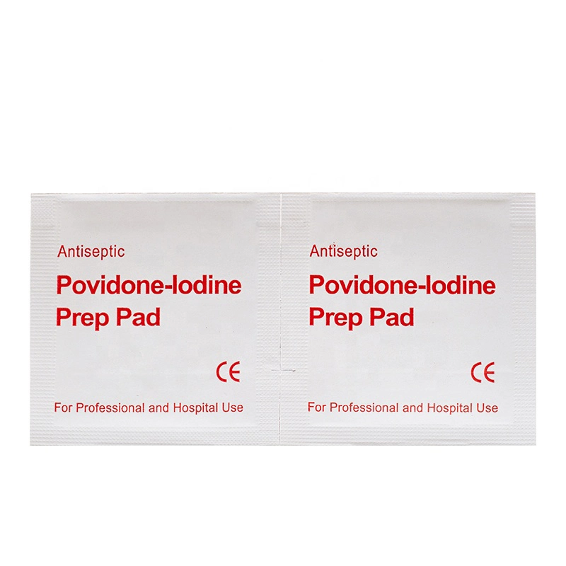 prix d'usine promotion instrument médical non tissé Povidone-iode Prep Pad