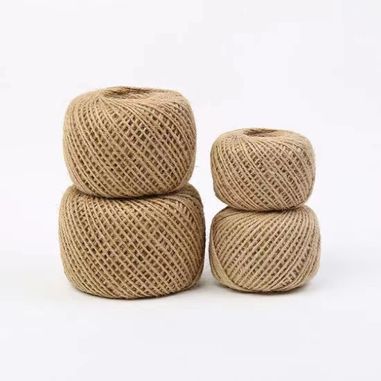 High quality/High cost performance  100% Natural Twisted Jute Hemp Twine Hemp Packing Rope for Sale