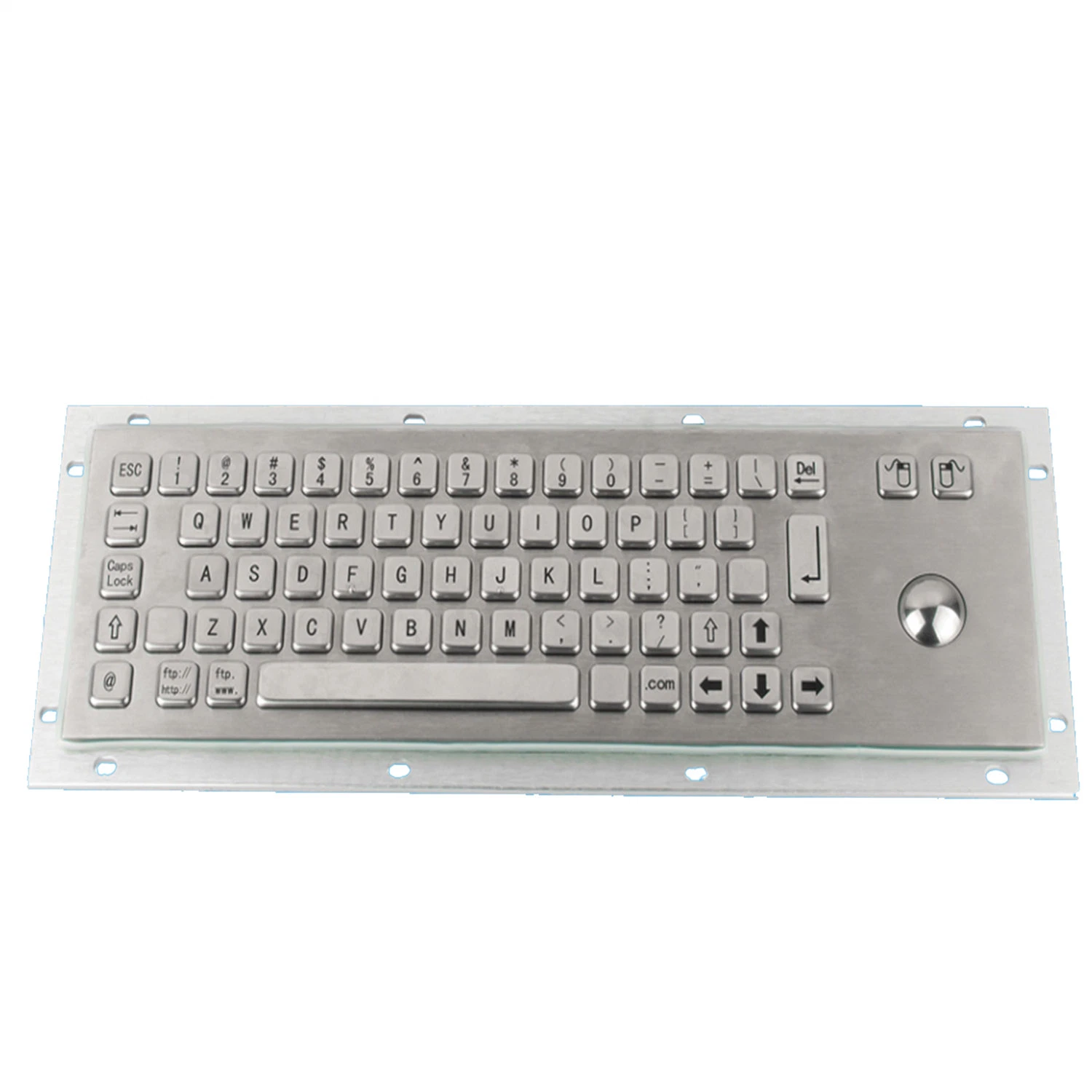 Teclado em metal em aço inoxidável IP65 teclado em Braille à prova de água Idioma personalizado Suporte