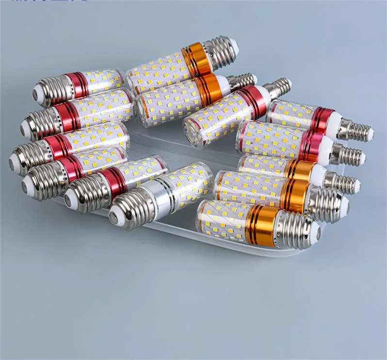 E27 E14 Corn LED Bulb Decorative Light Source 3000K 3color 360degree