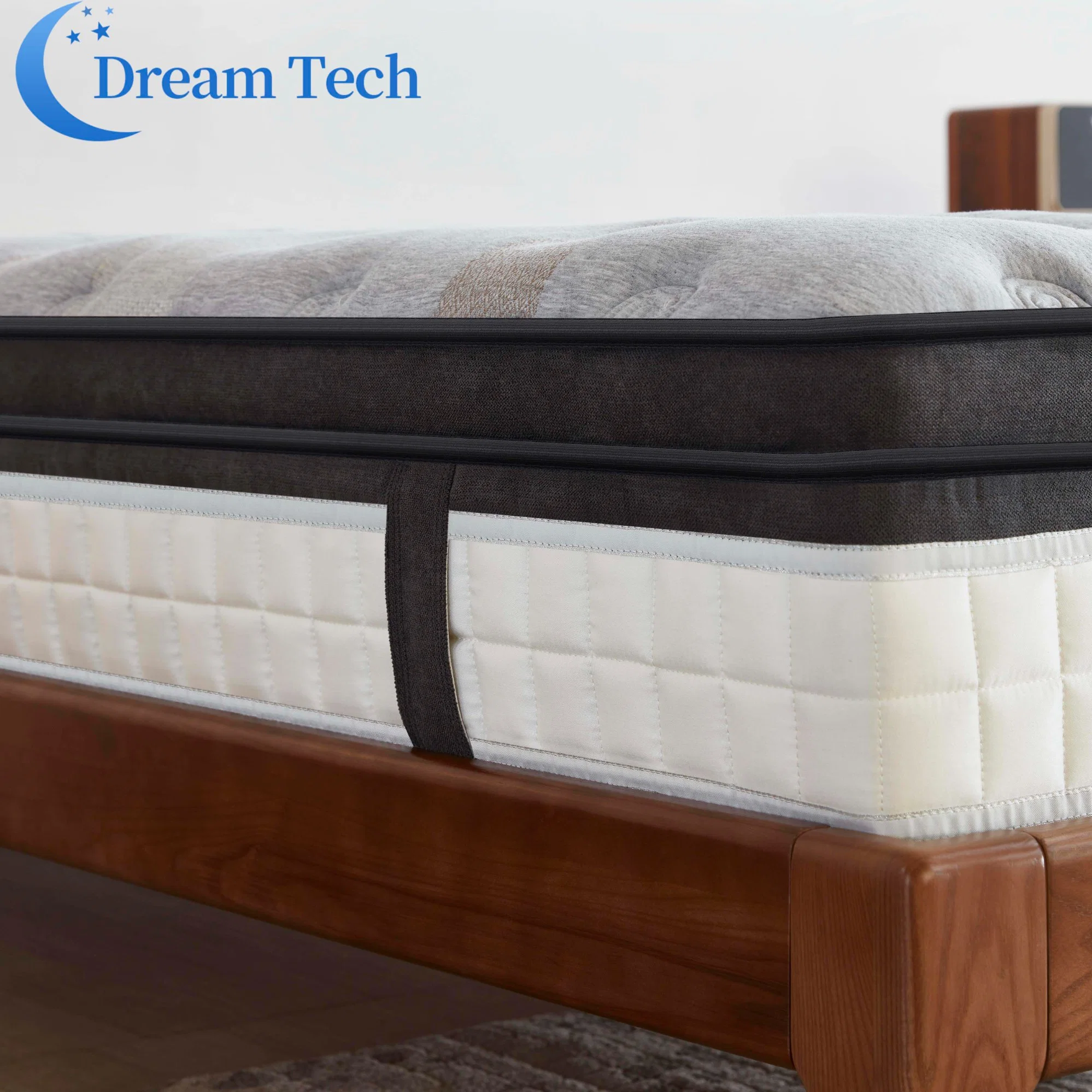 OEM ODM Original Factory Supplier Hotel Bedroom High quality/High cost performance  Vacuum Packed Pocket Coil Spring King Sized Bed Furniture Mattress