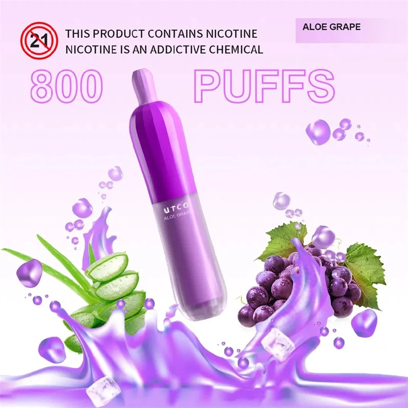 Arco Iris de Utco 800 inhalaciones Crystal 4000 Galones Gear Funda desechable Ecigarette Pará Vape