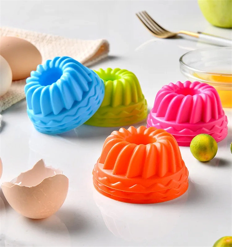 Hot Sale Colorful 24 PCS Silicone Muffin Cups Muffin Cupcake