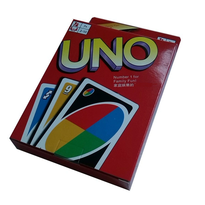 Mattel Games U-No Card Game Family Entertainment Board Game Fun Poker Playing Cards