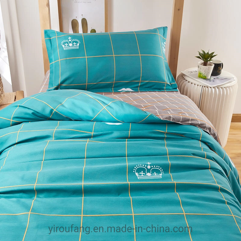 Teen Folhas de seda, 1cm de tecido Stripe Lençol, China Cinza de alimentação folha de bambu, roupa de cama de resort de luxo conjuntos de Conjunto de folhas