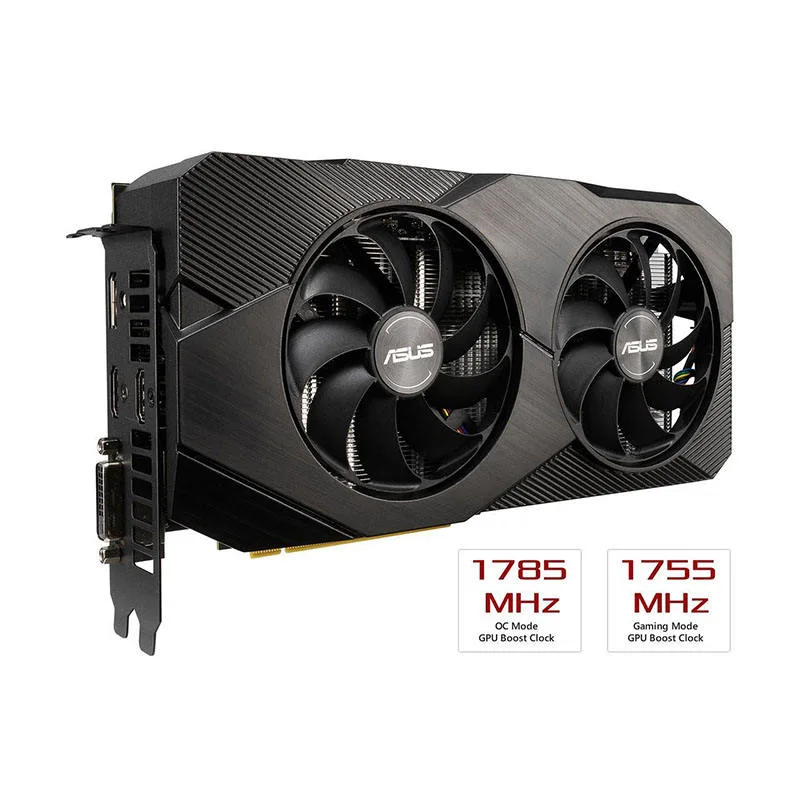 Dual RTX 2060 O6g Evo übertaktet 6g GDDR6 Dual-Fan Evo Edition VR Ready DisplayPort DVI-Grafikkarte