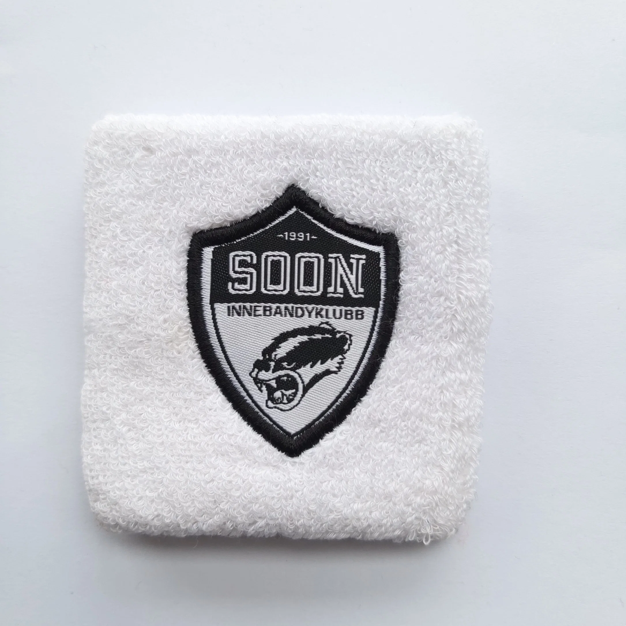 Promotional Sweat Band with Woven Label Logo