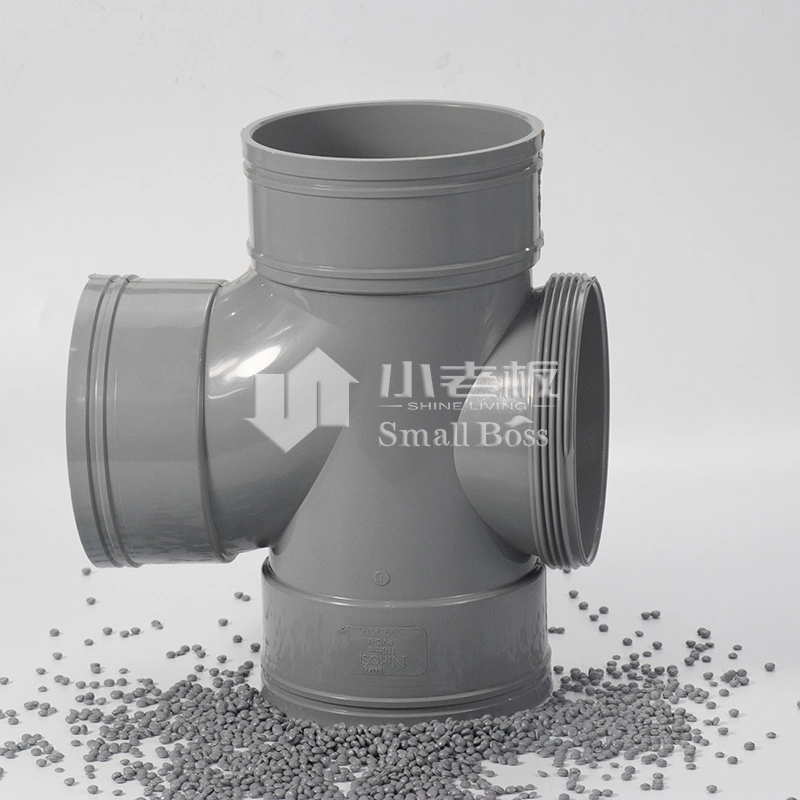 Rigid PVC Resin Granule Compound for Eco Friendly UPVC Pipe Fittings PVC Raw Material Particles