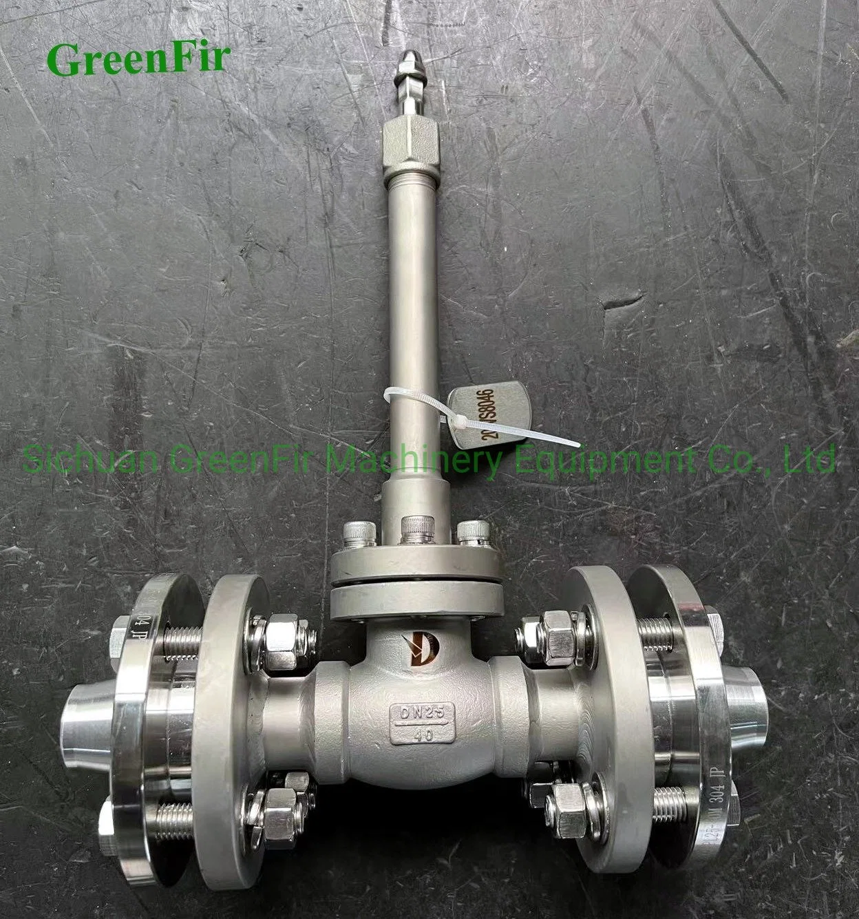 Stainless Steel Globe Valve Extended Stem with Butt Weld Ends for Liquid Oxygen, Liquid Nitrogen, LNG, etc.