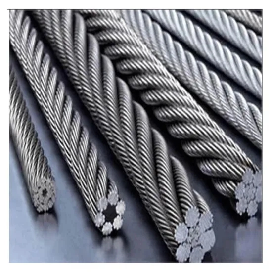 Elevator Parts High Tensile 12 mm 8X19s+FC Galvanized Steel Wire Rope