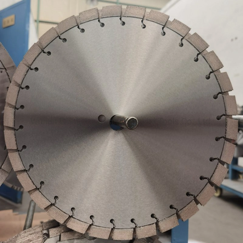 High Fashion Diamond Saw Blade with 17mm Arix Segments for Concrete and Granite Cutting