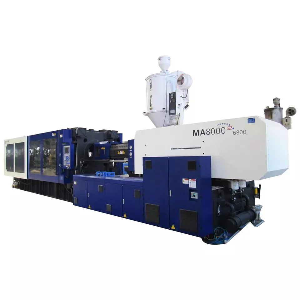 Ma8000 800 Ton Plastic Box Basket Bucket Water Painting Barrel Crate TV Shell Making Injection Molding Machine