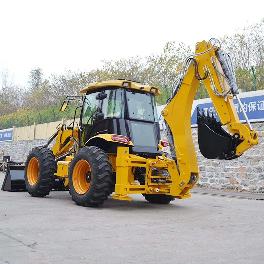 Manufacture 4WD Brand New Loaders Price List Cost-Effective Engineering Wheel Loader with Backhoe