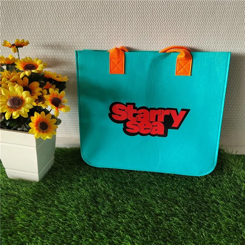 Hot Selling Felt Tote Bag Customized Logo/Size/ Felt Handles for Office Big Volume