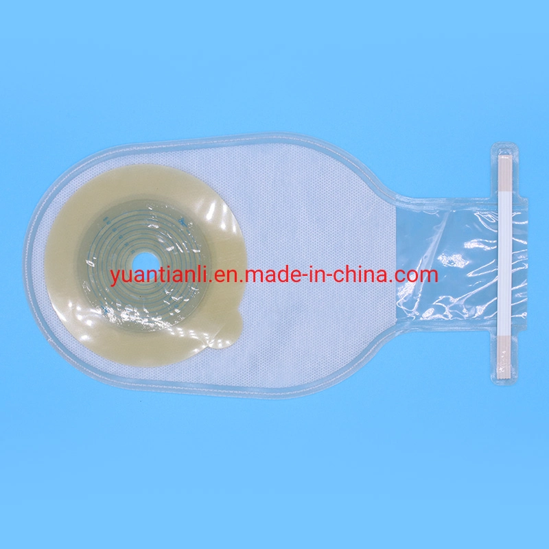 Bolsa de colostomía One-Piece Bolsa de ostomía Sistema Tamaño de corte de 60mm Accesorios Cuidado de la estoma ostomía Care Kit proteger la piel del estoma