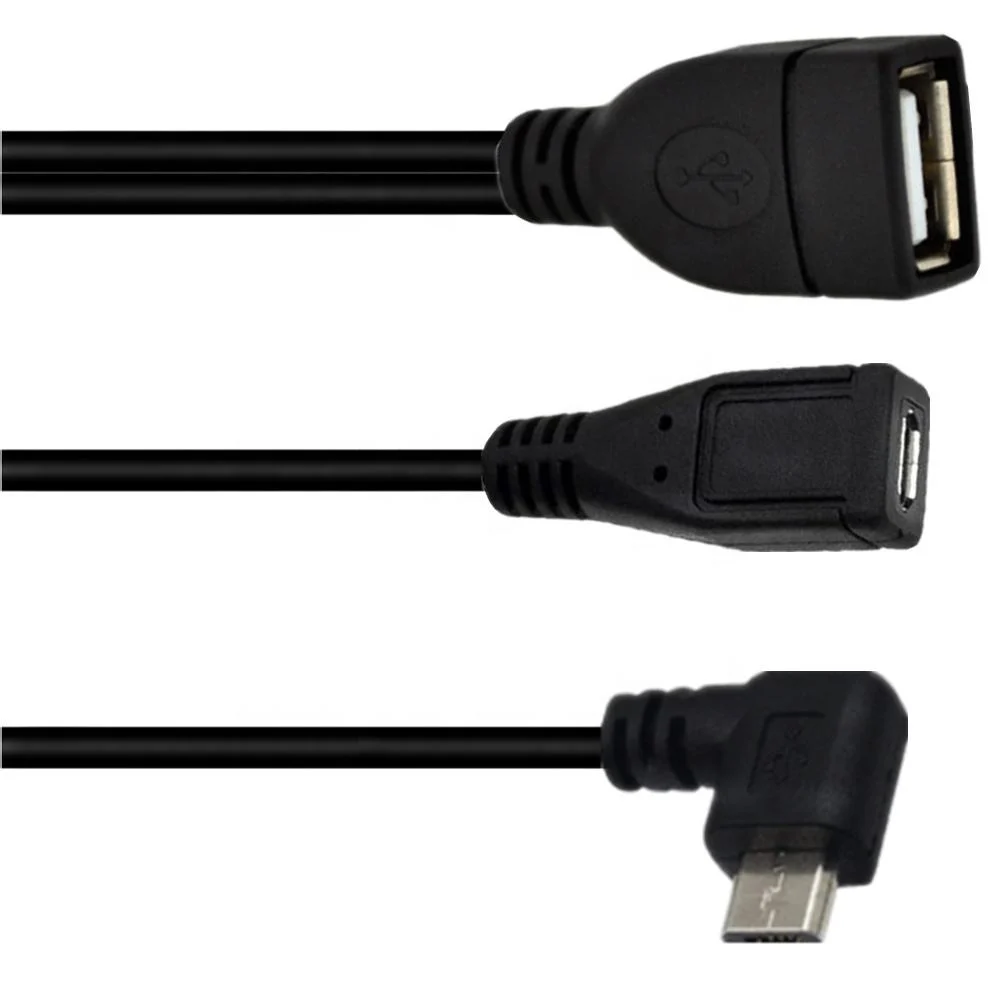 Cable adaptador OTG micro USB 2 en 1 para incendio TV Stick