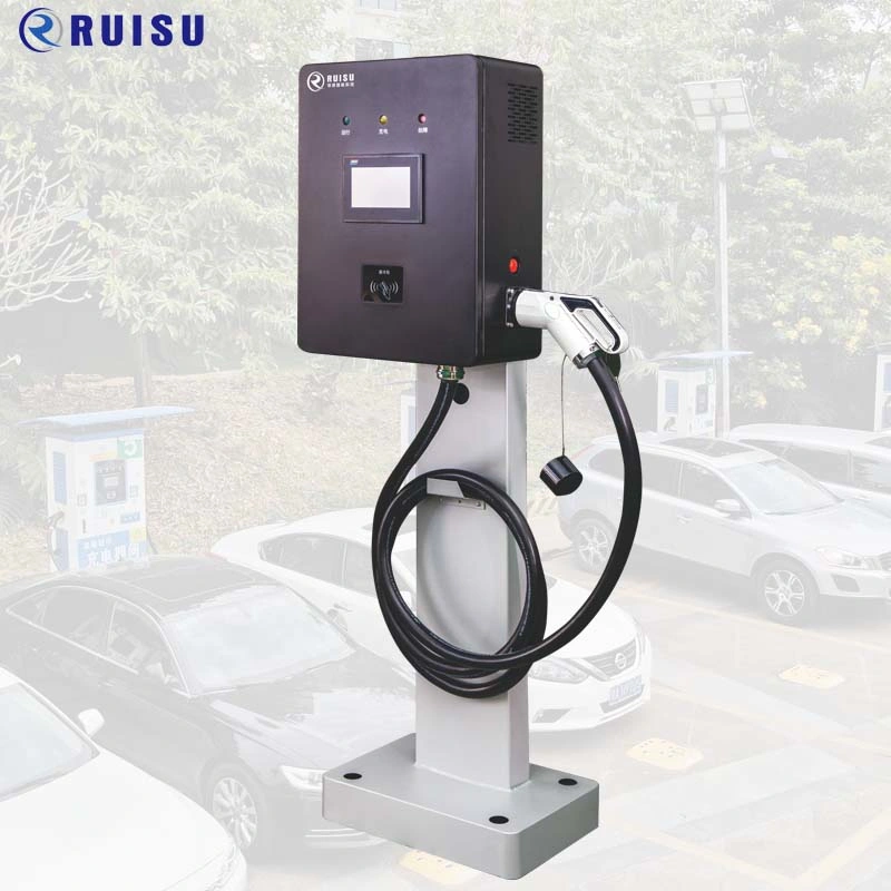 Ruisu CE Certificated DC 30kw CCS Fast EV Charging Station, Charging Pile Charging Point for Electric Vehicles