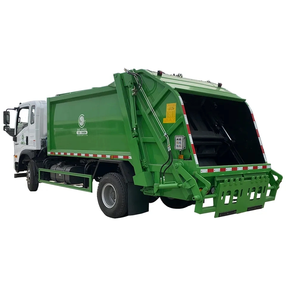 16000litres Compact Garbage Truck Dongfeng Kinland Right Hand Drive Compression Refuse Collector Truck