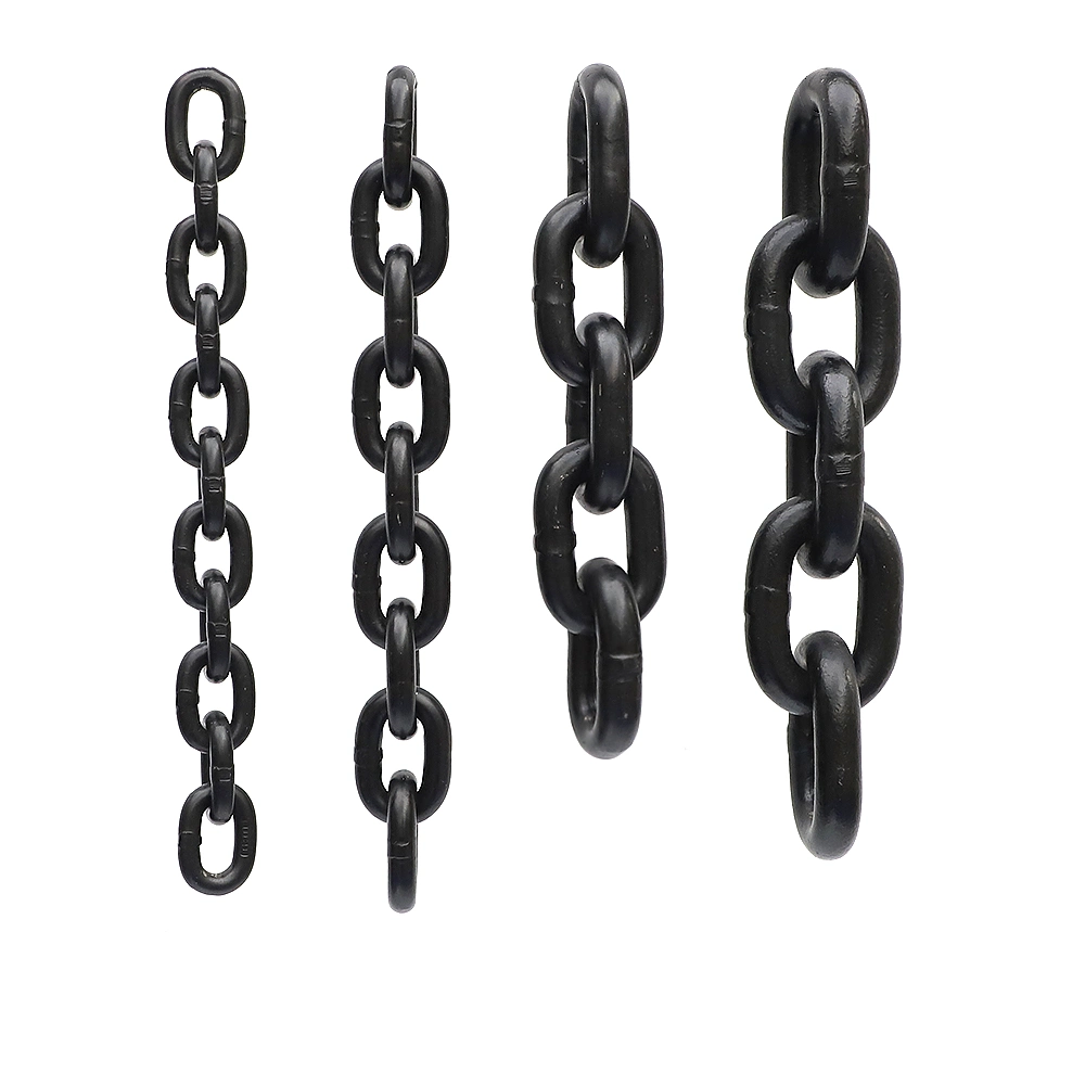 Heavy Duty Industrial 16mm Galvanized Black Load Lifting Link Steel Load Chain