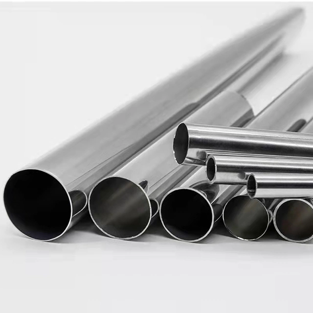 Custom High quality/High cost performance 201 304 304L 316 316L Ss Round Pipe/ Tube ERW Welding Line Type 48.3mmx27X30 Mirror Polished Stainless Steel Tube Pipe