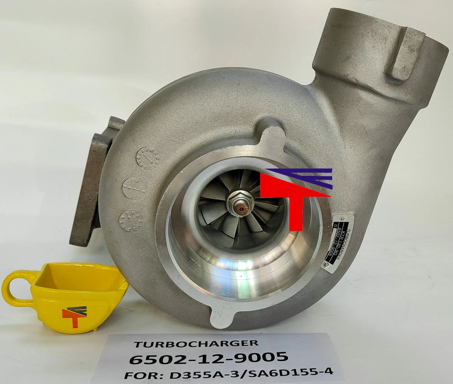 Excavator Construction Machinery Parts 6502-12-9005 for SA6d155-4A Engine Turbocharger