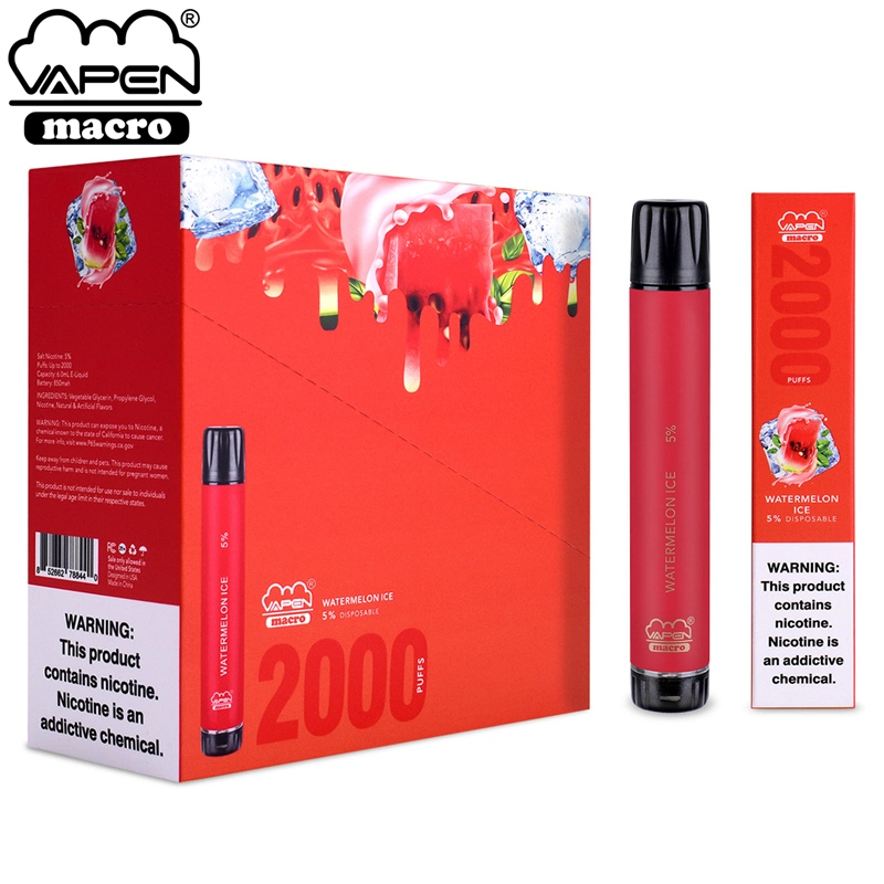 Fume Extra Disposable Vape 2000puffs Fruit Flavors Wholesale E Lux Price Mini Electronic Cigarettes