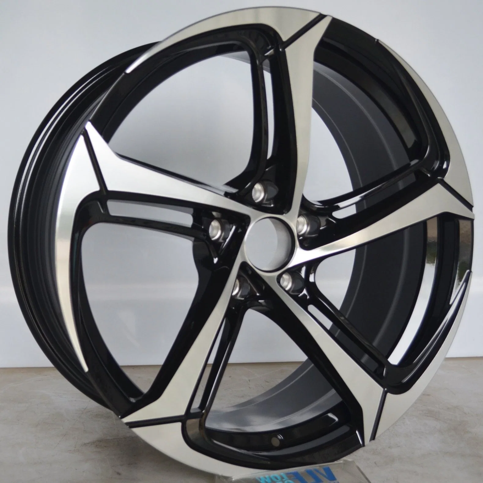 Réplica de fundição 20polegadas rodas de aço cromado preto para carro