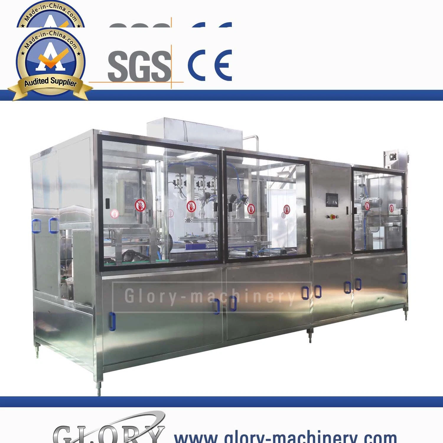 Automatic 5L Linear Bottled Water Filling Line 300-800bph